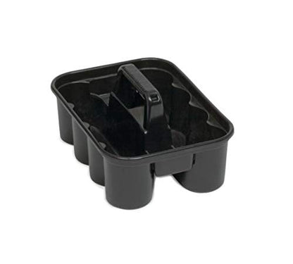 Rubbermaid Commercial Products Deluxe Carry Caddy for Take-Out Coffee/Soft Drinks Postmates/Uber Eats/Food Delivery Cleaning Products Sports/Water Bottles Black