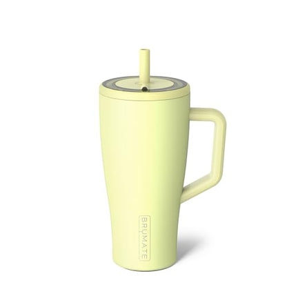 BrüMate Era 40 oz Tumbler with Handle & Straw | 100% Leakproof Insulated Water Bottle Tumbler with Lid & Flexible SoftSip Straw | Made of Stainless Steel | Cup Holder Friendly | 40oz (Nightfall Blue)