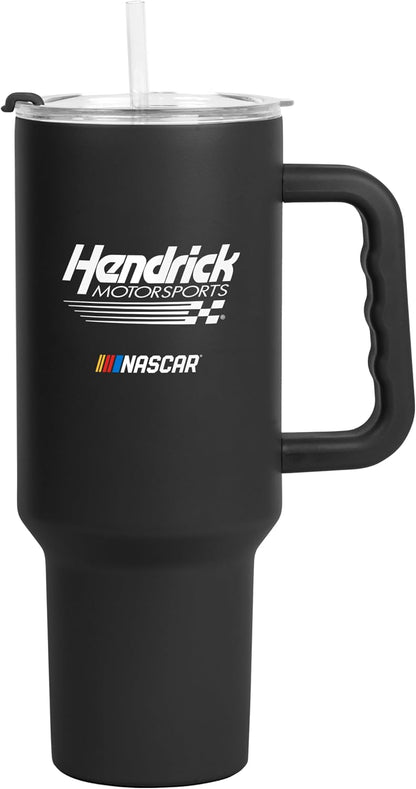 NASCAR 40oz Flipside Powder Coat Tumbler – 40oz Vacuum Insulated Tumbler, Long-Lasting Durable Finish, NASCAR Racing Design – Great for Travel and Outdoor Events