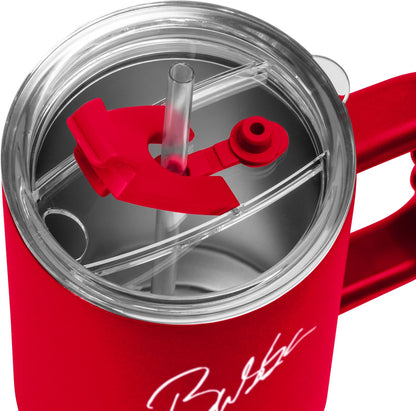 NASCAR 40oz Flipside Powder Coat Tumbler – 40oz Vacuum Insulated Tumbler, Long-Lasting Durable Finish, NASCAR Racing Design – Great for Travel and Outdoor Events