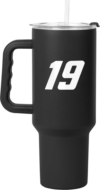 NASCAR 40oz Flipside Powder Coat Tumbler – 40oz Vacuum Insulated Tumbler, Long-Lasting Durable Finish, NASCAR Racing Design – Great for Travel and Outdoor Events