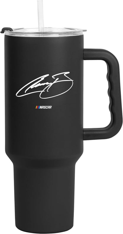 NASCAR 40oz Flipside Powder Coat Tumbler – 40oz Vacuum Insulated Tumbler, Long-Lasting Durable Finish, NASCAR Racing Design – Great for Travel and Outdoor Events