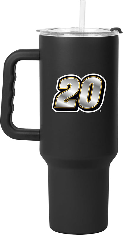 NASCAR 40oz Flipside Powder Coat Tumbler – 40oz Vacuum Insulated Tumbler, Long-Lasting Durable Finish, NASCAR Racing Design – Great for Travel and Outdoor Events