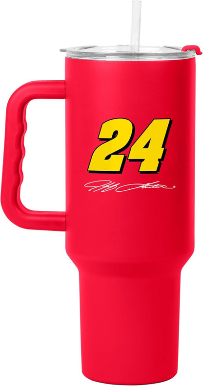 NASCAR 40oz Flipside Powder Coat Tumbler – 40oz Vacuum Insulated Tumbler, Long-Lasting Durable Finish, NASCAR Racing Design – Great for Travel and Outdoor Events