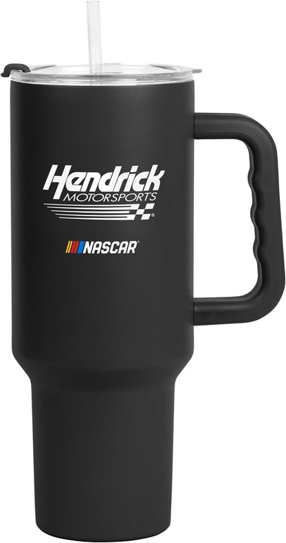 NASCAR 40oz Flipside Powder Coat Tumbler – 40oz Vacuum Insulated Tumbler, Long-Lasting Durable Finish, NASCAR Racing Design – Great for Travel and Outdoor Events