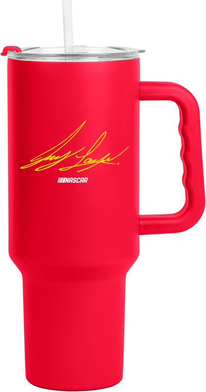 NASCAR 40oz Flipside Powder Coat Tumbler – 40oz Vacuum Insulated Tumbler, Long-Lasting Durable Finish, NASCAR Racing Design – Great for Travel and Outdoor Events