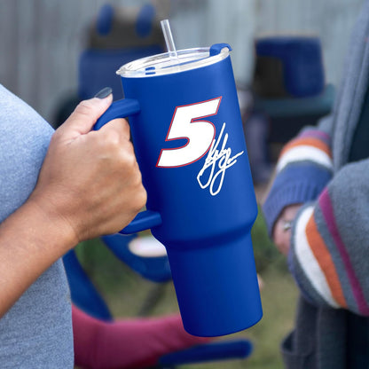 NASCAR 40oz Flipside Powder Coat Tumbler – 40oz Vacuum Insulated Tumbler, Long-Lasting Durable Finish, NASCAR Racing Design – Great for Travel and Outdoor Events