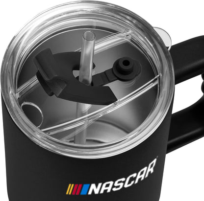 NASCAR 40oz Flipside Powder Coat Tumbler – 40oz Vacuum Insulated Tumbler, Long-Lasting Durable Finish, NASCAR Racing Design – Great for Travel and Outdoor Events