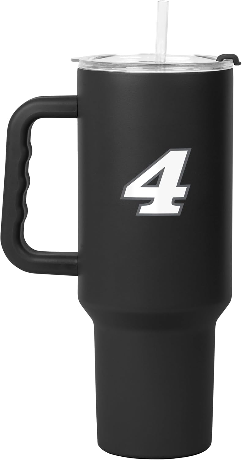NASCAR 40oz Flipside Powder Coat Tumbler – 40oz Vacuum Insulated Tumbler, Long-Lasting Durable Finish, NASCAR Racing Design – Great for Travel and Outdoor Events