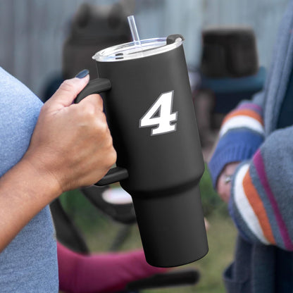 NASCAR 40oz Flipside Powder Coat Tumbler – 40oz Vacuum Insulated Tumbler, Long-Lasting Durable Finish, NASCAR Racing Design – Great for Travel and Outdoor Events
