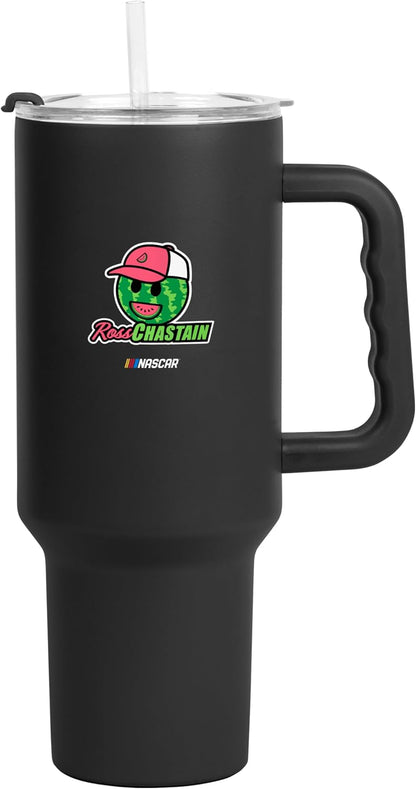 NASCAR 40oz Flipside Powder Coat Tumbler – 40oz Vacuum Insulated Tumbler, Long-Lasting Durable Finish, NASCAR Racing Design – Great for Travel and Outdoor Events