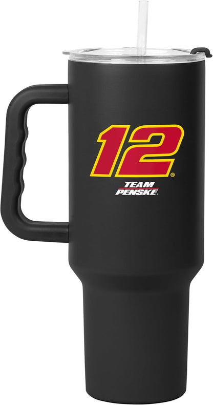 NASCAR 40oz Flipside Powder Coat Tumbler – 40oz Vacuum Insulated Tumbler, Long-Lasting Durable Finish, NASCAR Racing Design – Great for Travel and Outdoor Events