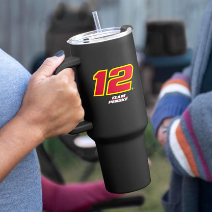 NASCAR 40oz Flipside Powder Coat Tumbler – 40oz Vacuum Insulated Tumbler, Long-Lasting Durable Finish, NASCAR Racing Design – Great for Travel and Outdoor Events