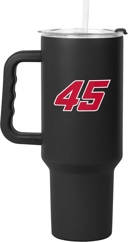 NASCAR 40oz Flipside Powder Coat Tumbler – 40oz Vacuum Insulated Tumbler, Long-Lasting Durable Finish, NASCAR Racing Design – Great for Travel and Outdoor Events