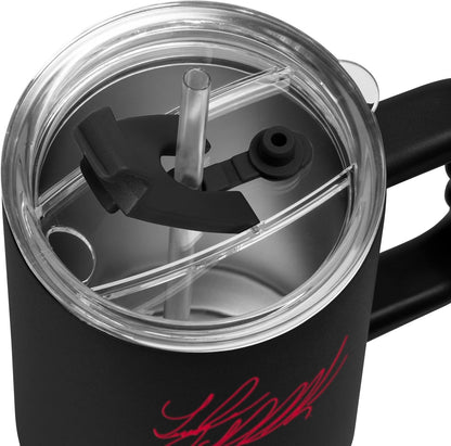 NASCAR 40oz Flipside Powder Coat Tumbler – 40oz Vacuum Insulated Tumbler, Long-Lasting Durable Finish, NASCAR Racing Design – Great for Travel and Outdoor Events