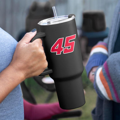 NASCAR 40oz Flipside Powder Coat Tumbler – 40oz Vacuum Insulated Tumbler, Long-Lasting Durable Finish, NASCAR Racing Design – Great for Travel and Outdoor Events