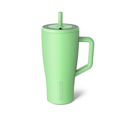 BrüMate Era 40 oz Tumbler with Handle & Straw | 100% Leakproof Insulated Water Bottle Tumbler with Lid & Flexible SoftSip Straw | Made of Stainless Steel | Cup Holder Friendly | 40oz (Nightfall Blue)