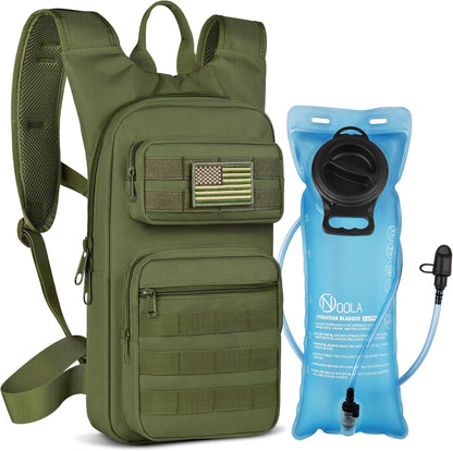 Hydration Backpack with 3L Water Bladder, Tactical Pack for Hiking