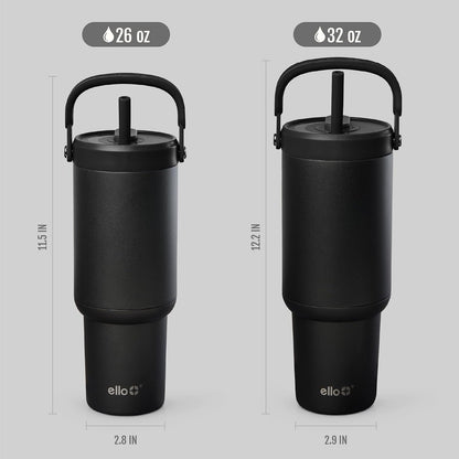 Oasis Go+ 26oz Insulated Stainless Steel Tumbler with Straw, Rasberry