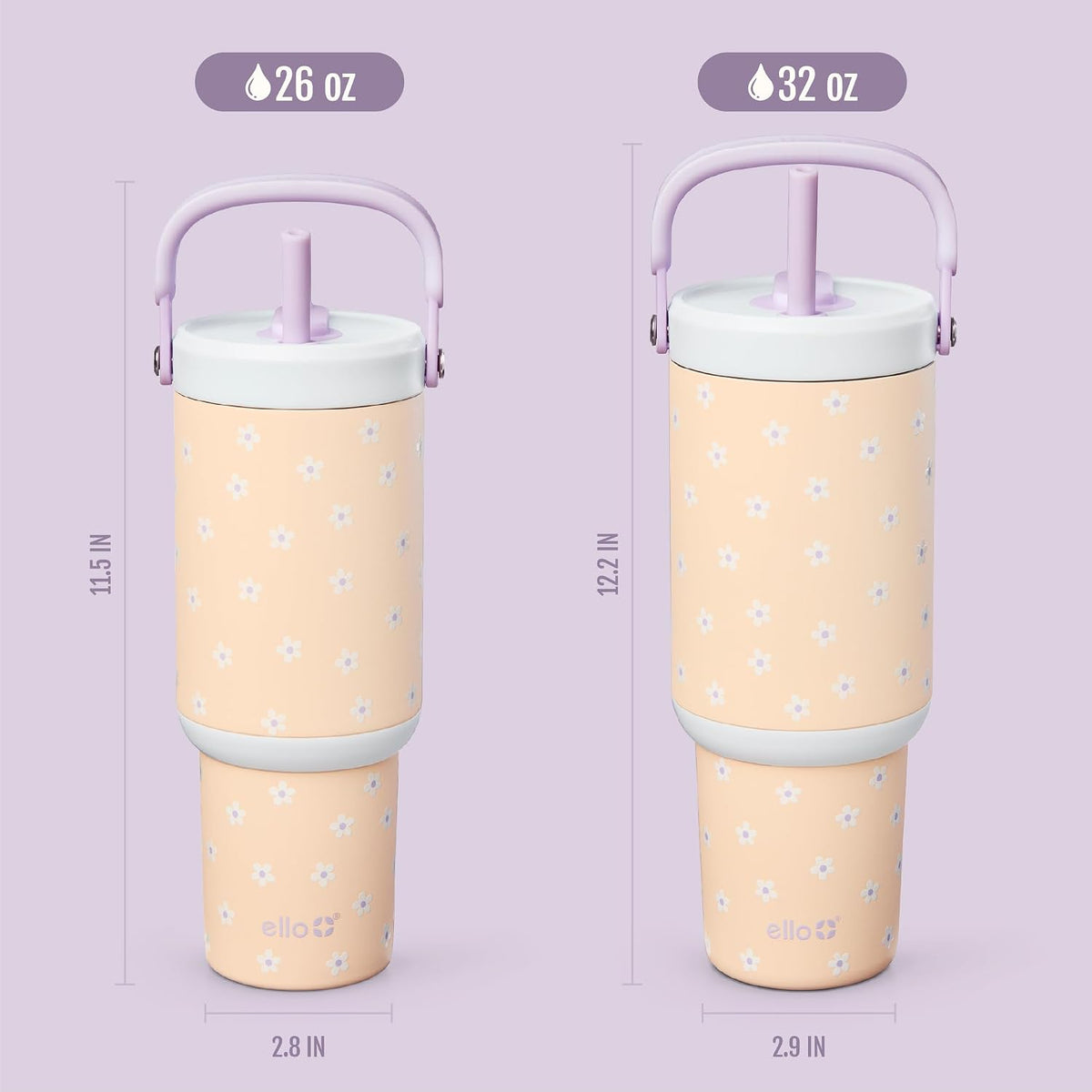 Oasis Go+ 26oz Insulated Stainless Steel Tumbler with Straw, Rasberry