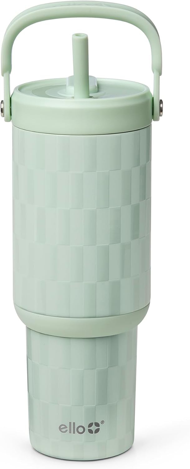 Oasis Go+ 26oz Insulated Stainless Steel Tumbler with Straw, Rasberry
