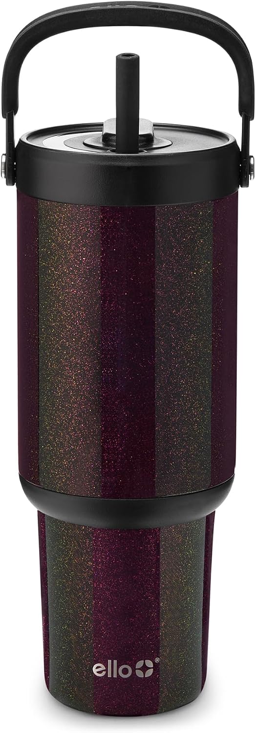 Oasis Go+ 26oz Insulated Stainless Steel Tumbler with Straw, Rasberry
