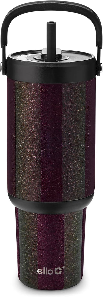 Oasis Go+ 26oz Insulated Stainless Steel Tumbler with Straw, Rasberry