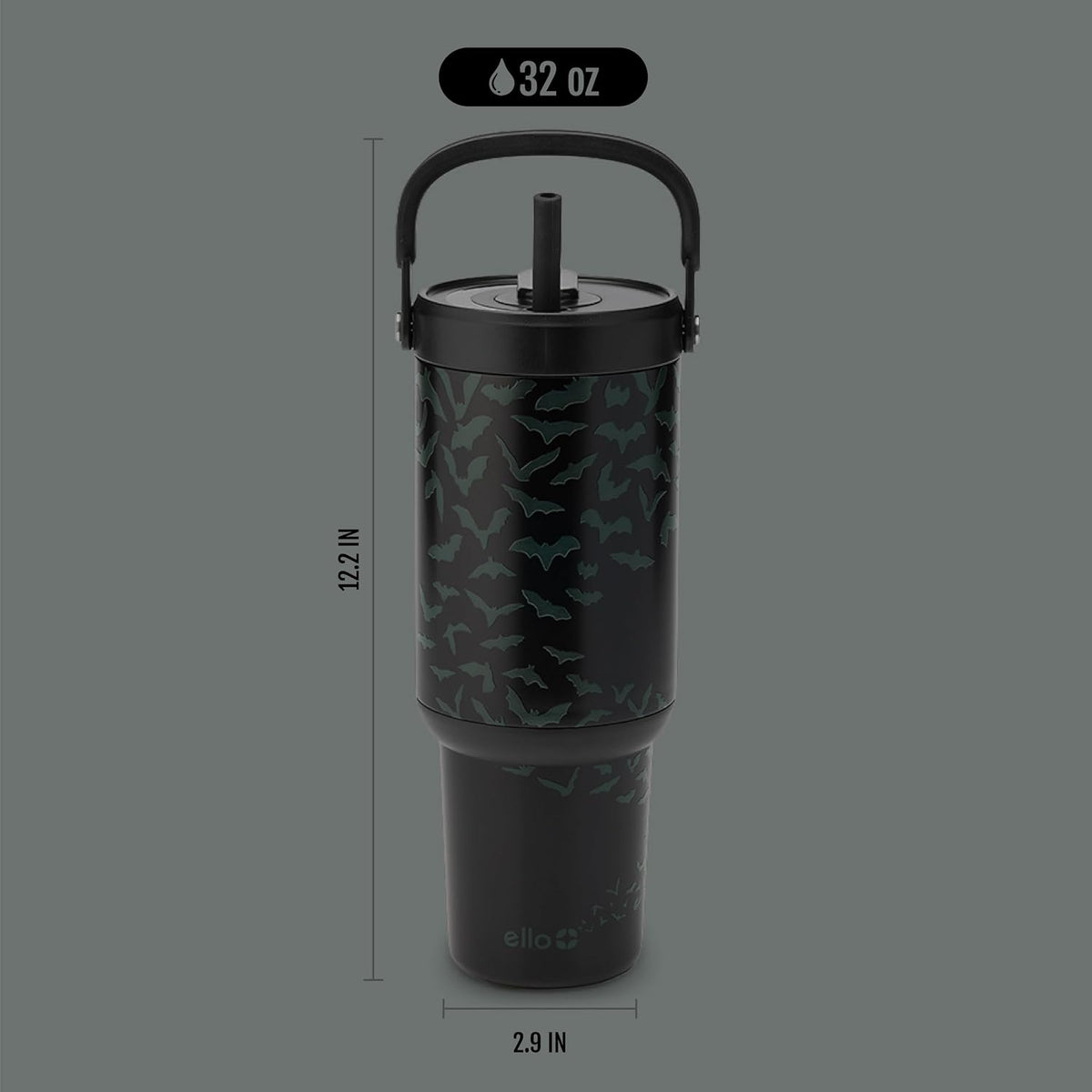 Oasis Go+ 26oz Insulated Stainless Steel Tumbler with Straw, Rasberry