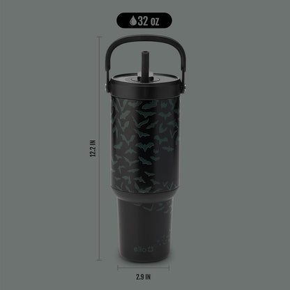 Oasis Go+ 26oz Insulated Stainless Steel Tumbler with Straw, Rasberry