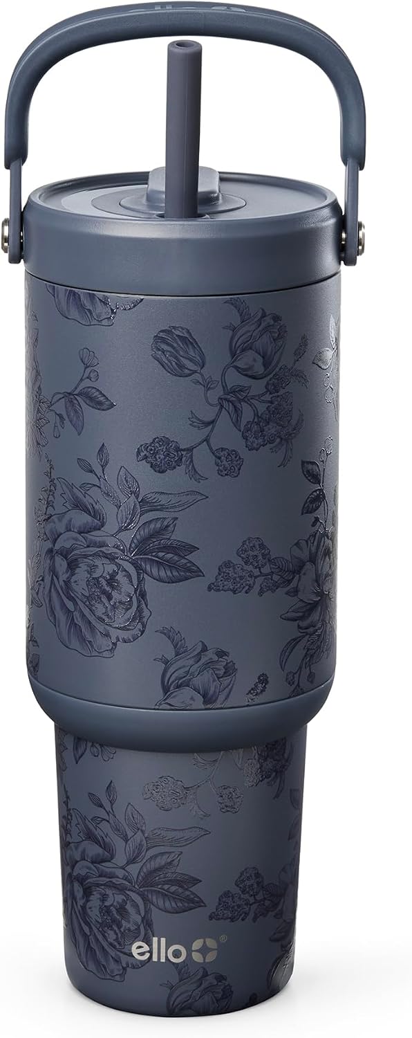 Oasis Go+ 26oz Insulated Stainless Steel Tumbler with Straw, Rasberry