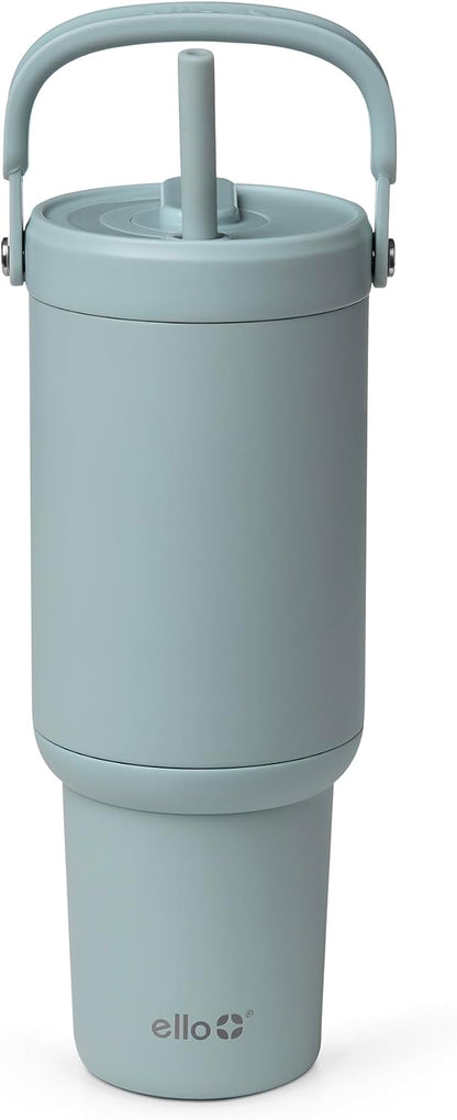Oasis Go+ 26oz Insulated Stainless Steel Tumbler with Straw, Rasberry