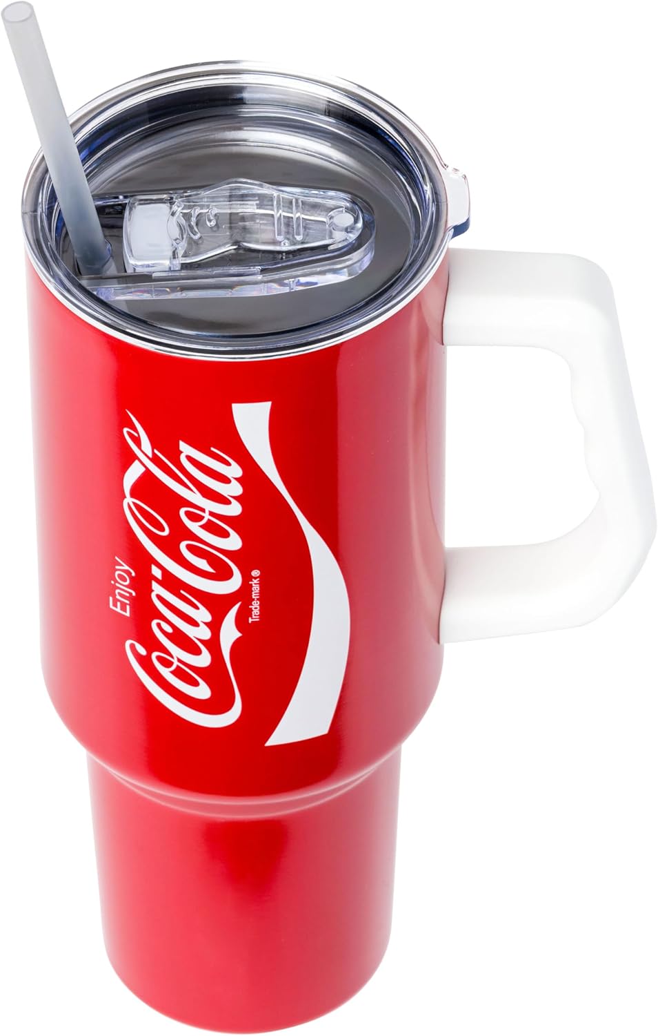 Batman I am Batman Quote, Stainless Steel Tumbler, 40oz | Includes Handle, Double Walled, Straw, Fits in Cup Holder, 1.18 Liters
