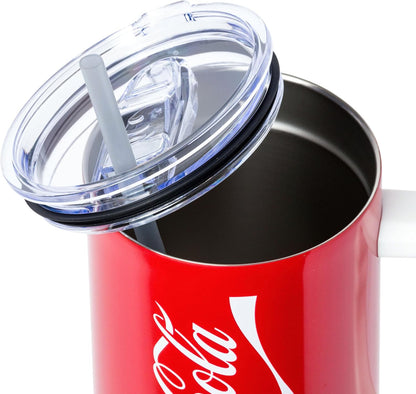 Batman I am Batman Quote, Stainless Steel Tumbler, 40oz | Includes Handle, Double Walled, Straw, Fits in Cup Holder, 1.18 Liters