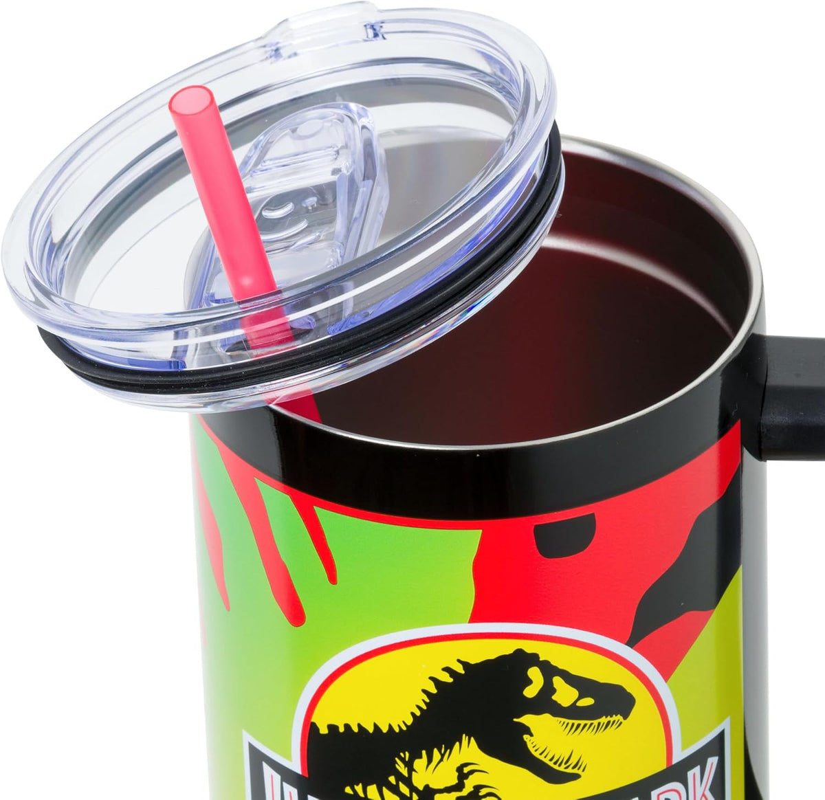 Batman I am Batman Quote, Stainless Steel Tumbler, 40oz | Includes Handle, Double Walled, Straw, Fits in Cup Holder, 1.18 Liters