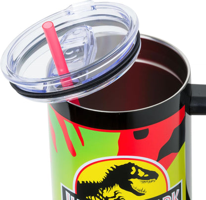 Batman I am Batman Quote, Stainless Steel Tumbler, 40oz | Includes Handle, Double Walled, Straw, Fits in Cup Holder, 1.18 Liters