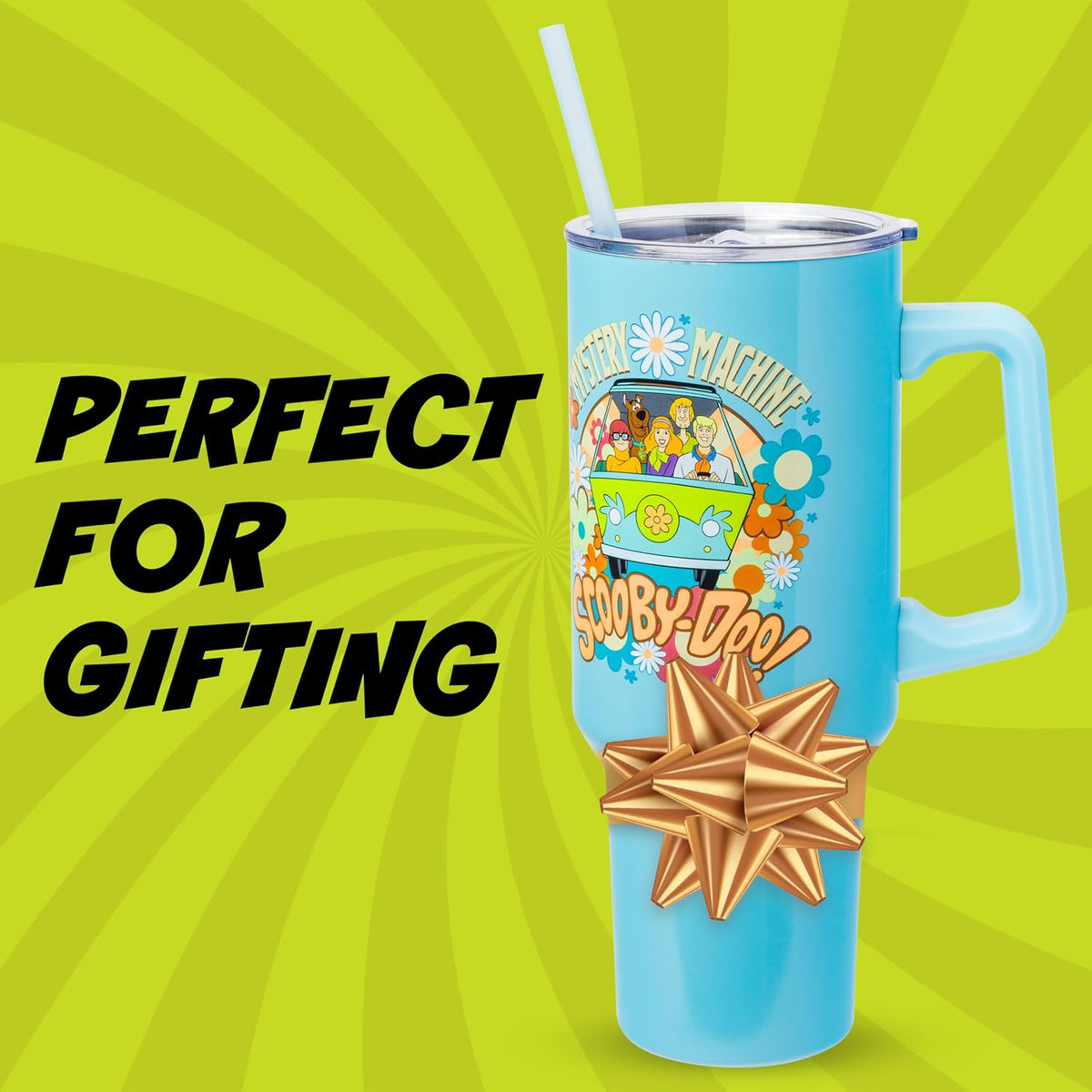 Batman I am Batman Quote, Stainless Steel Tumbler, 40oz | Includes Handle, Double Walled, Straw, Fits in Cup Holder, 1.18 Liters