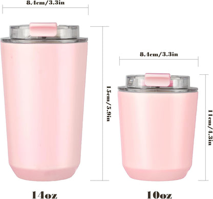 10 oz Insulated Stainless Steel Tumblers with Lid