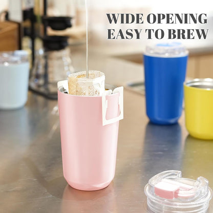 10 oz Insulated Stainless Steel Tumblers with Lid