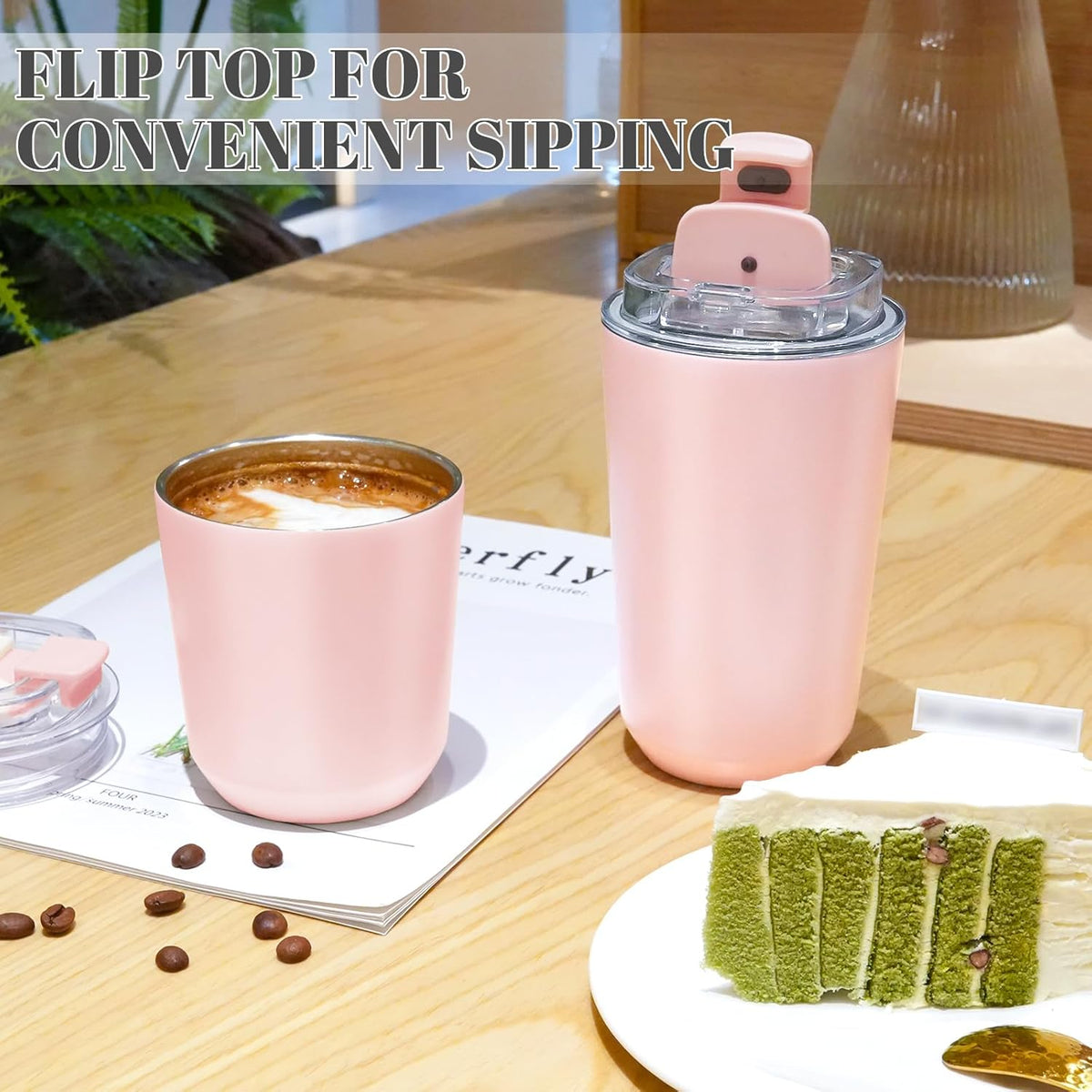 10 oz Insulated Stainless Steel Tumblers with Lid