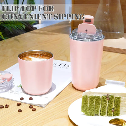 10 oz Insulated Stainless Steel Tumblers with Lid