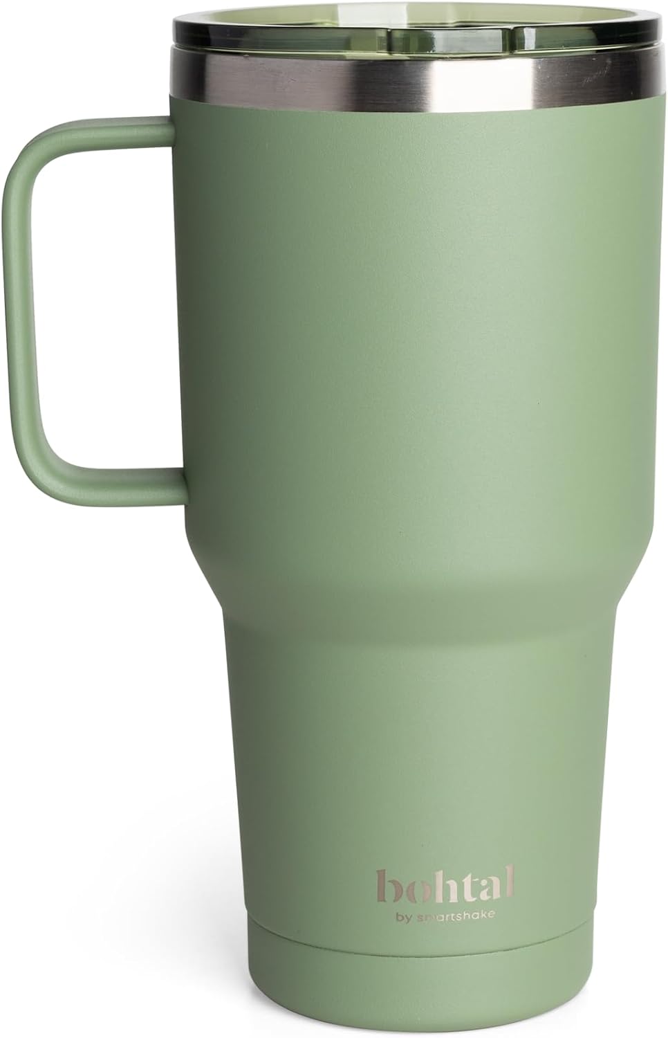 Bohtal Nomad Tumbler, 900ml / 30 oz, Keeps Drinks Hot for 4 Hours & Cold for 8 Hours, Double-Wall Vacuum, Fits Cupholders, Portable Tumbler (Green)