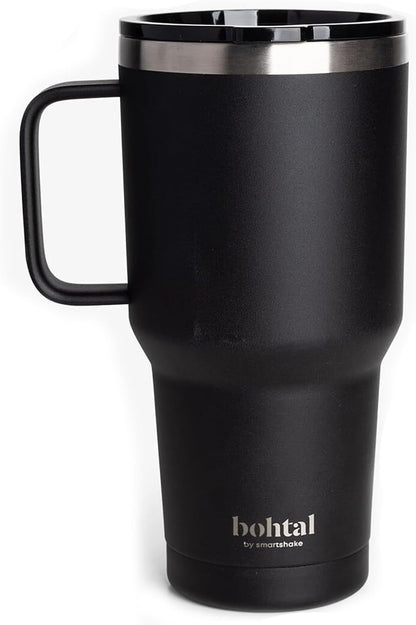 Bohtal Nomad Tumbler, 900ml / 30 oz, Keeps Drinks Hot for 4 Hours & Cold for 8 Hours, Double-Wall Vacuum, Fits Cupholders, Portable Tumbler (Green)