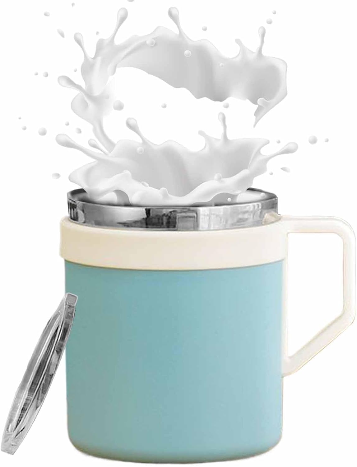 Tea Mugs Double-Walled Stainless Steel Drinkware | Coffee Travel Mug with Lid for Home Office Kitchen Bar Women Men Birthday Christmas