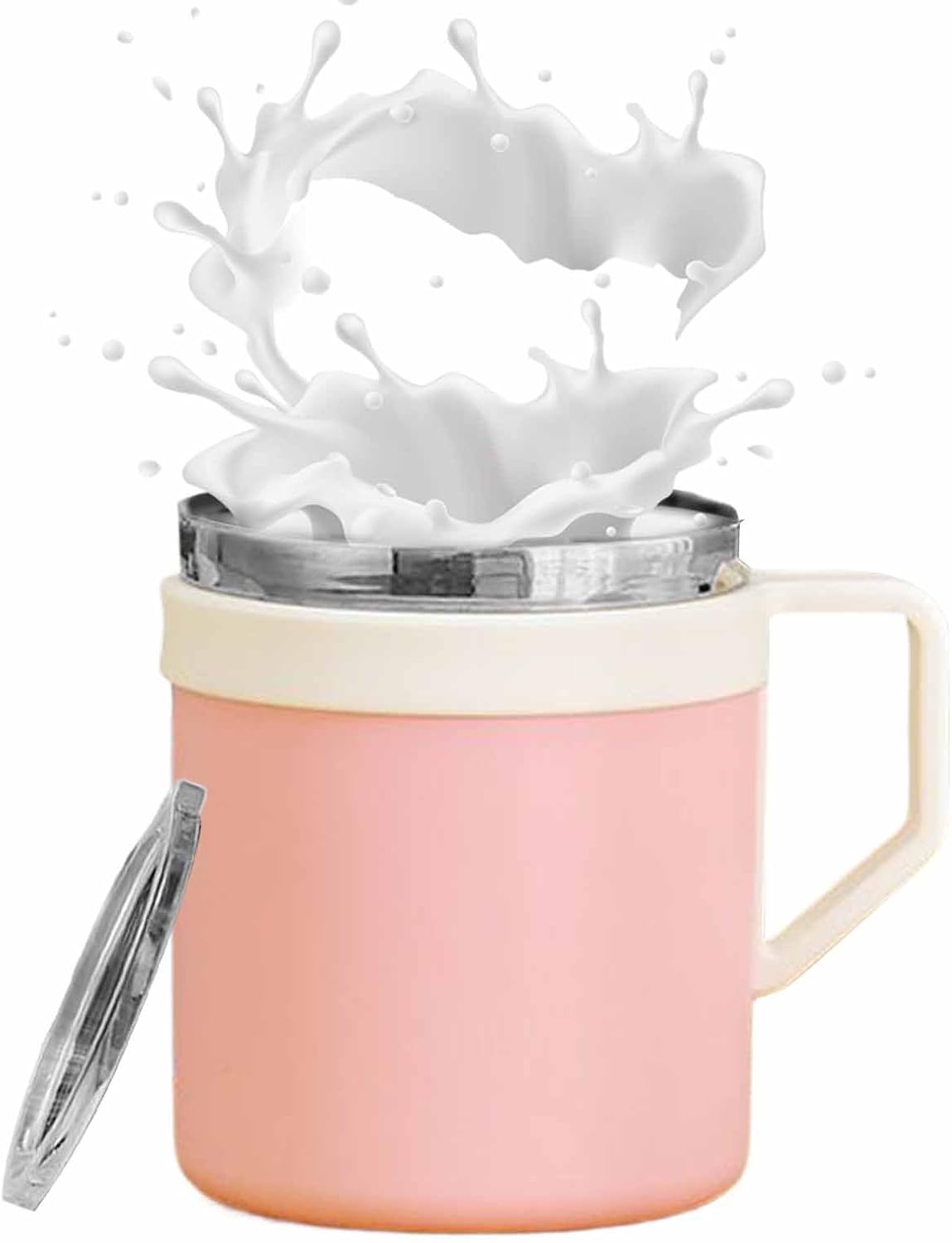 Tea Mugs Double-Walled Stainless Steel Drinkware | Coffee Travel Mug with Lid for Home Office Kitchen Bar Women Men Birthday Christmas