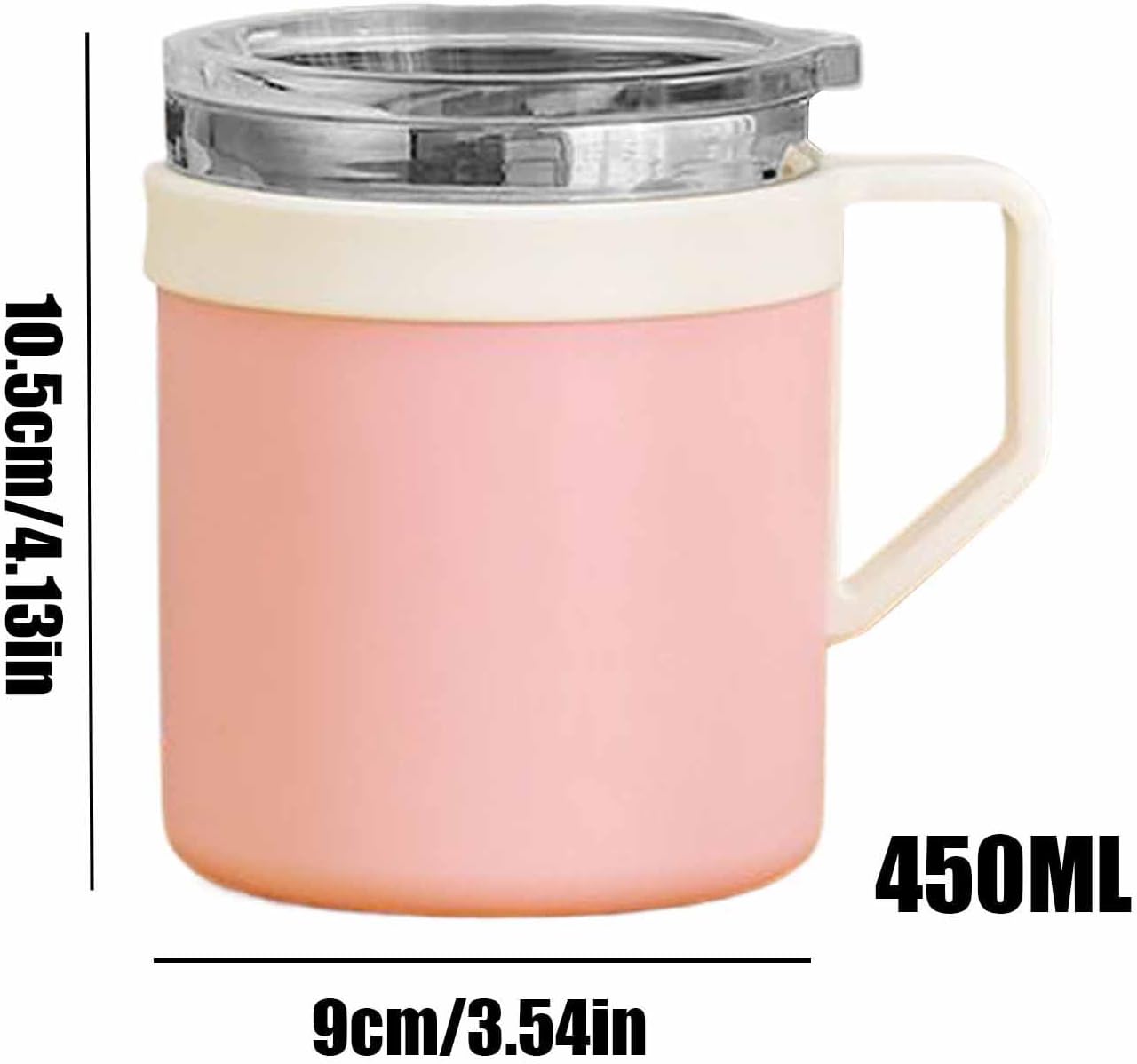Tea Mugs Double-Walled Stainless Steel Drinkware | Coffee Travel Mug with Lid for Home Office Kitchen Bar Women Men Birthday Christmas