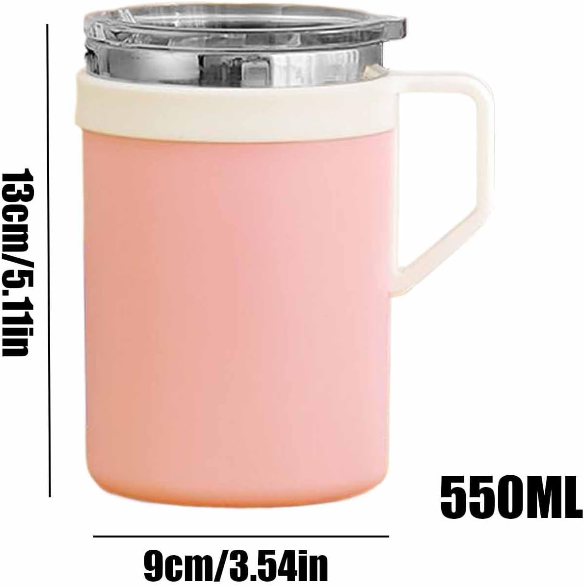Tea Mugs Double-Walled Stainless Steel Drinkware | Coffee Travel Mug with Lid for Home Office Kitchen Bar Women Men Birthday Christmas