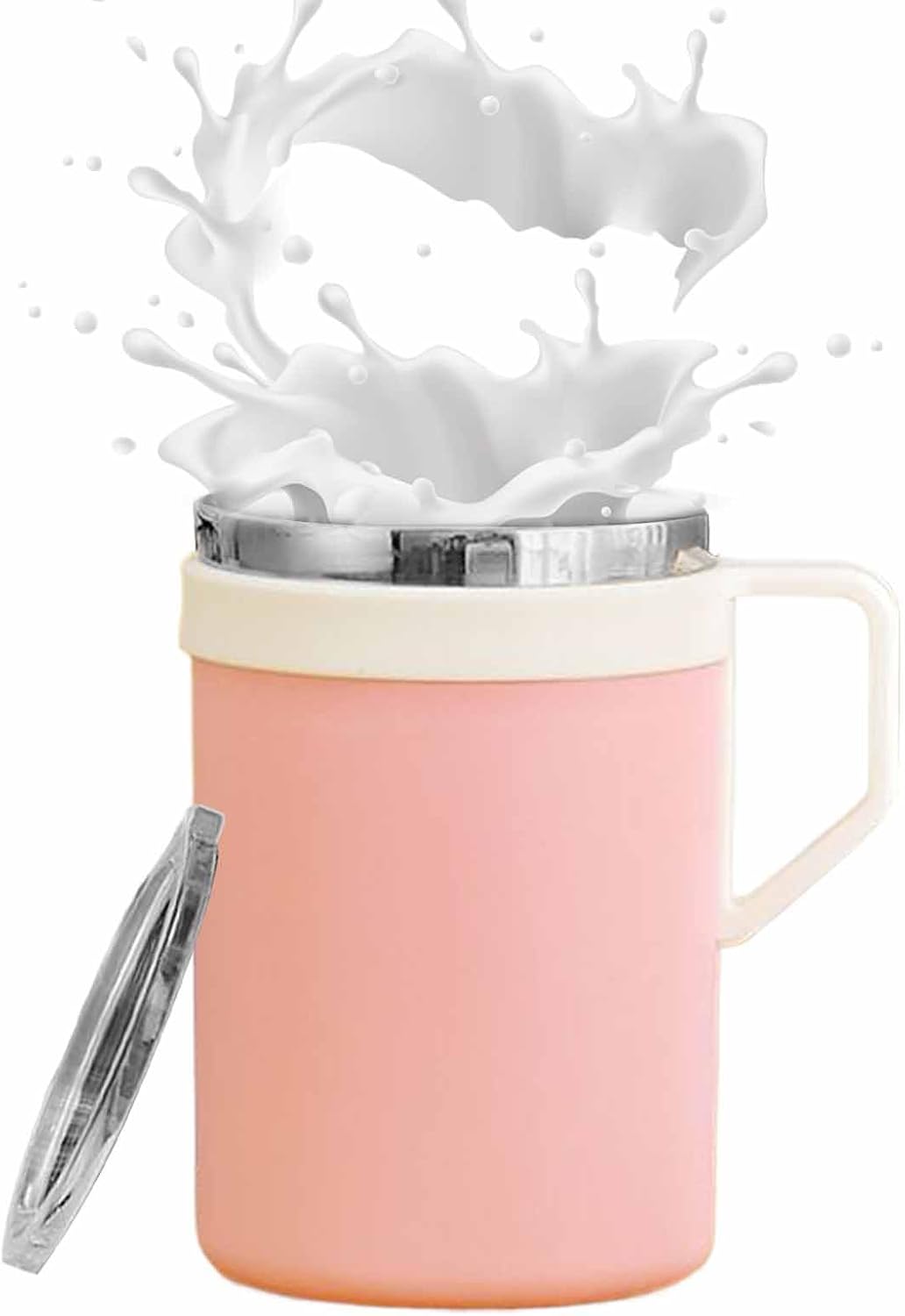 Tea Mugs Double-Walled Stainless Steel Drinkware | Coffee Travel Mug with Lid for Home Office Kitchen Bar Women Men Birthday Christmas
