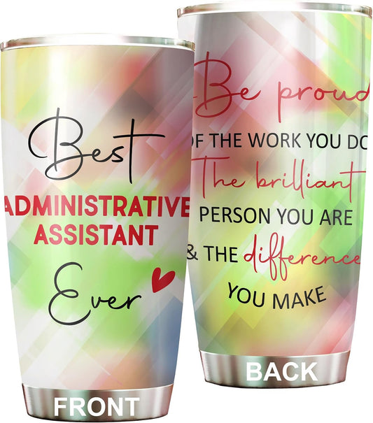 Best Legislative Assistant Ever Be Proud Of The Work You Do Tumbler Stainless Steel 20oz, Office Gifts Women Men Work Friends Coworker, Driking Coffee Cup For Birthday Christmas - Colors W