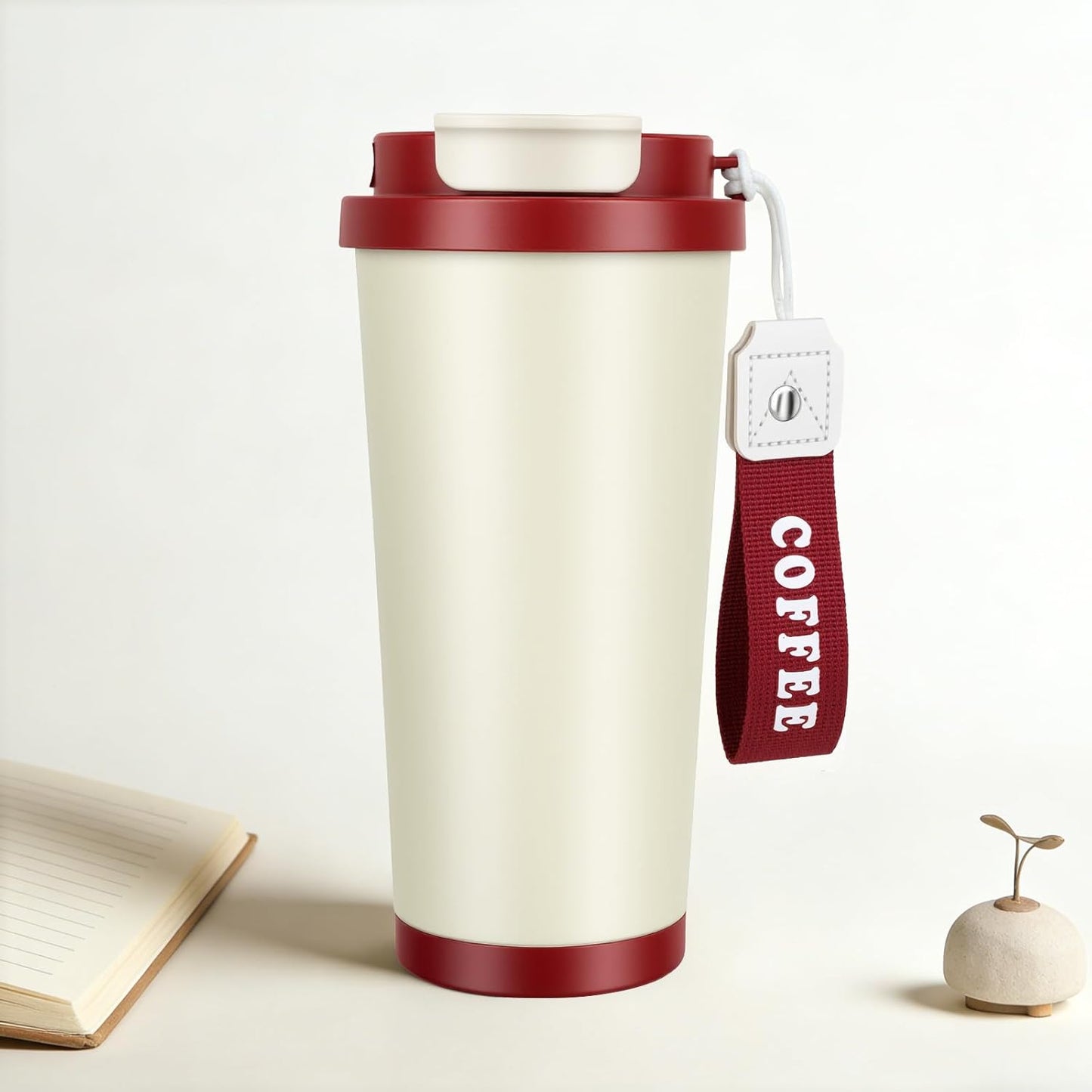 Stainless steel insulated Tumbler small and Portable leak-proof coffee mug 13oz sports water Bottle suitable for car cup holder BPA-free insulated water bottle for sports，school，travel，Black
