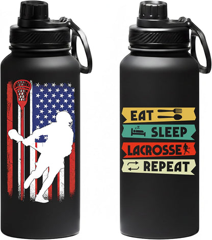 Funny Pickleball Water Bottle 32oz with Lid, Tears of My Pickleball Opponents, Pickleball Gifts for Pickleball Players, Pickleball Lovers, Sports Bottle for Women Men, Stainless Steel